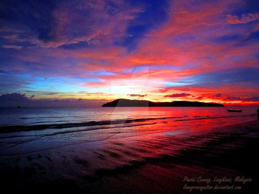 Menikmati Sunset di Pantai Cenang, Langkawi: Pengalaman yang Tidak Terlupakan